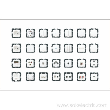 Resident Screwless Terminal 16A Single 2-Pin Power Socket